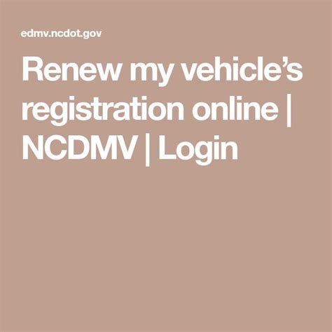 Skip the trip to the DMV and easily renew your North Carolina vehicles. . My nc dmv login
